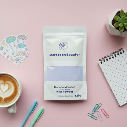 Moroccan Blue Nila Skin Whitening Powder