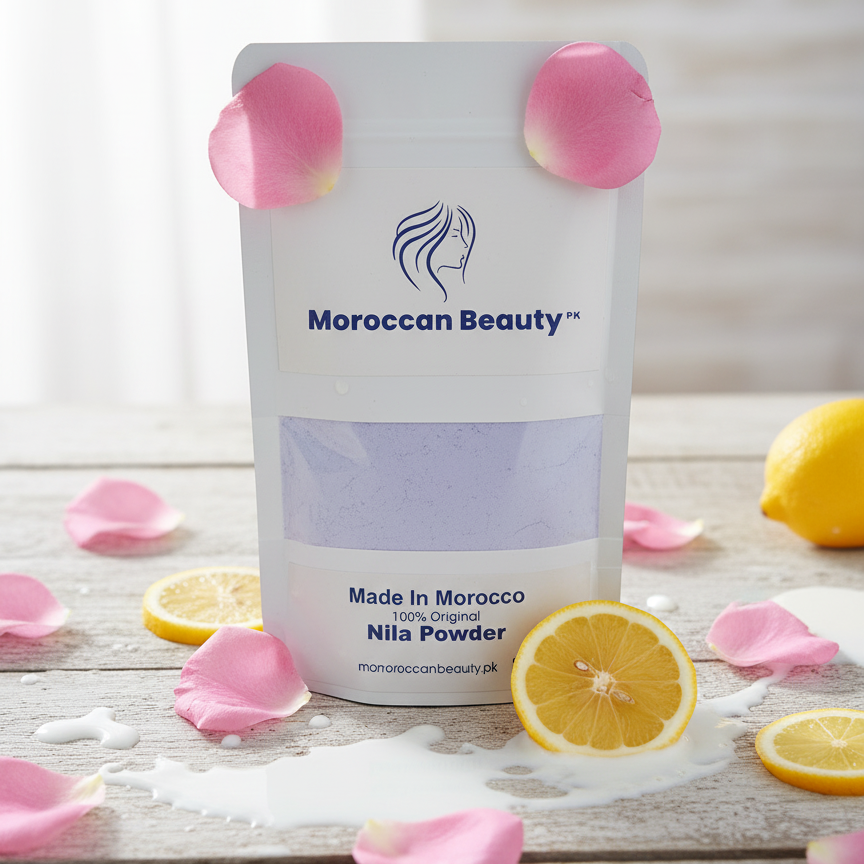Moroccan Blue Nila Skin Whitening Powder
