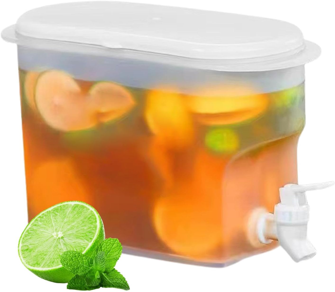 Refrigerator bottle with faucet