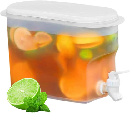 Refrigerator bottle with faucet