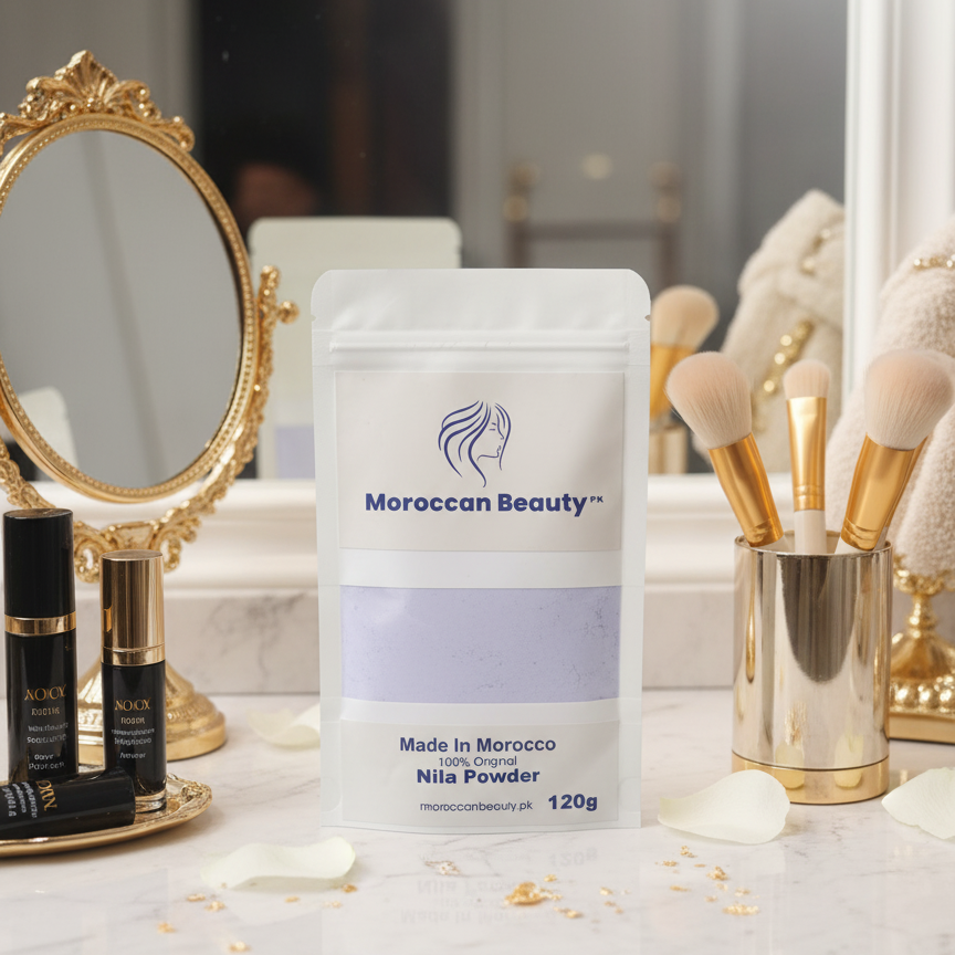 Moroccan Blue Nila Skin Whitening Powder